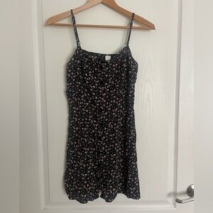 floral summer button down dress